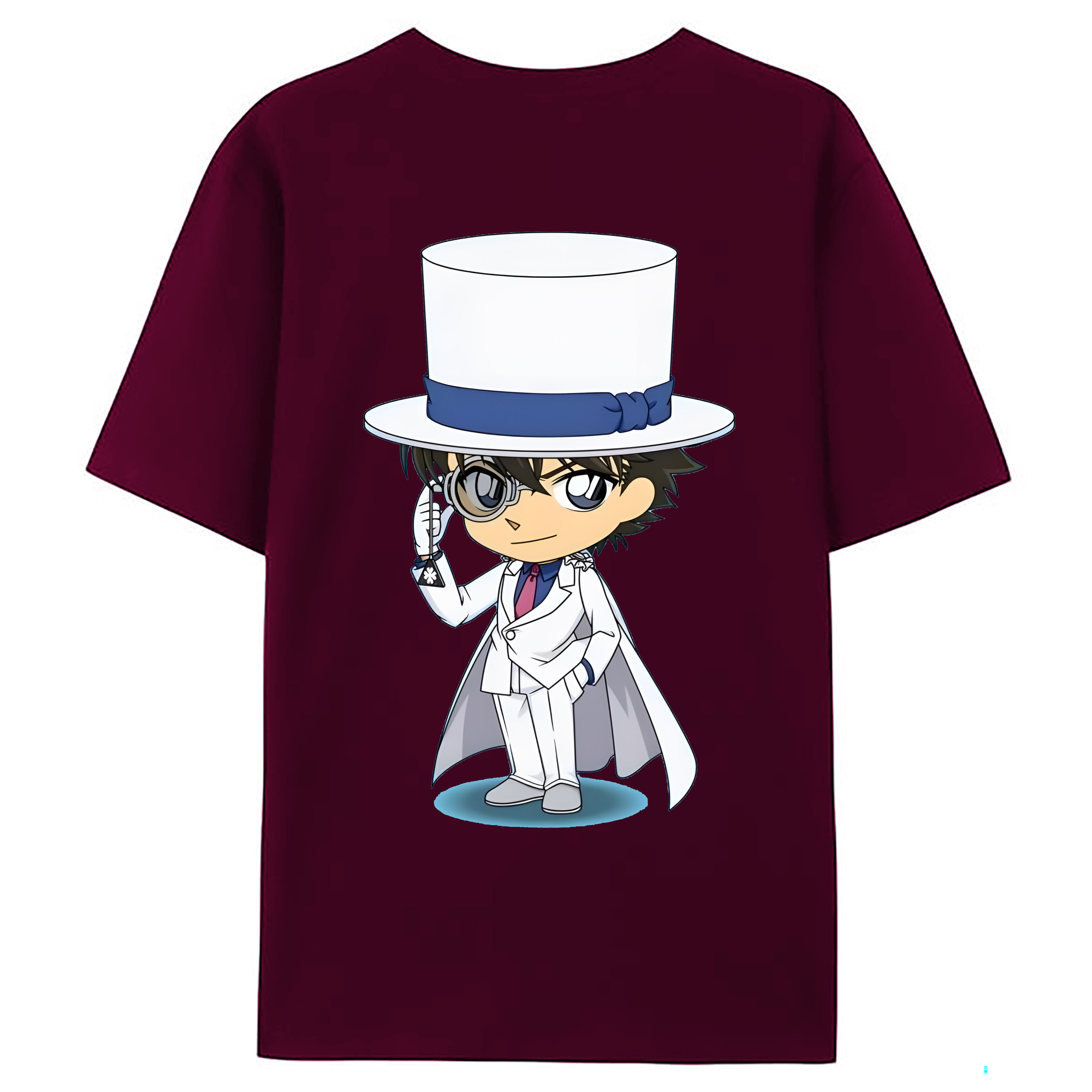 （画像用） 名探偵コナン くろば かいと Detective Conan Kuroba Kaito レディース半袖Tシャツ(バックプリント)